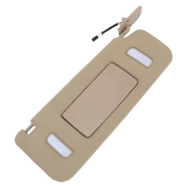 Imagem de Viseira Solar para Modelos de Veículos HD Placa de Viseira de Blindagem Bege Com Espelho de Maquiagem (Direita: 22850310)
