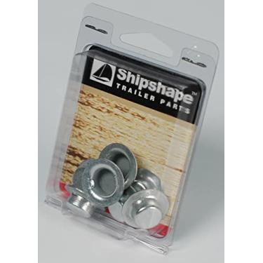 Imagem de CE Smith Trailer 10800A Porca de tampa (8 peças), 1,27 cm - Peças de substituição e acessórios para o seu barco de esqui, barco de pesca ou reboque de veleiro