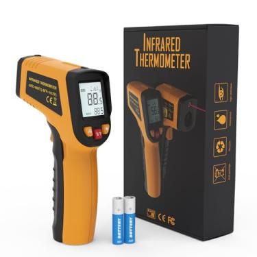 Imagem de KNINE OUTDOORS pistola de temperatura a laser com termômetro infravermelho, -58 ℉ a 1112 ℉, mira a laser único, relação distância-ponto 12:1, para cozinhar, forno e carne