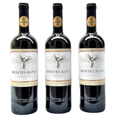 Imagem de Vinho Montes Alpha Carmenere | Kit Com 3 Garrafas | Oferta