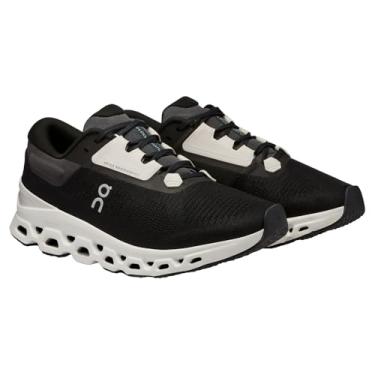 Imagem de On Cloudstratus 3 Tênis de corrida feminino, Preto | Frost, 25.0 cm