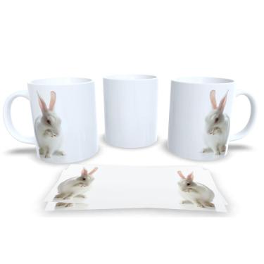 Imagem de Caneca de Porcelana Branca Personalizada Coleção Páscoa