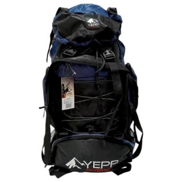 Imagem de Mochila De Trilha Camping Impermeável Montanhismo Viagem - Yepp, Preto