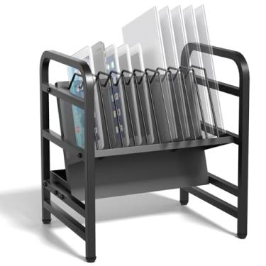 Imagem de Moricher Estação de Carregamento para 12 Dispositivos com Pé Niveladores e Suporte Aberto para iPads, Tablets, Chromebooks e Laptops