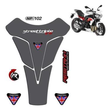 Imagem de Protetor Tanque Resinado Triumph Daytona 675 Street Triple - Resitank