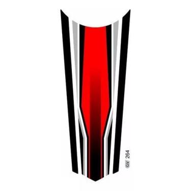 Imagem de Adesivo Faixa  Gravata  Tanque Resinado Cg Honda 264 - Resitank