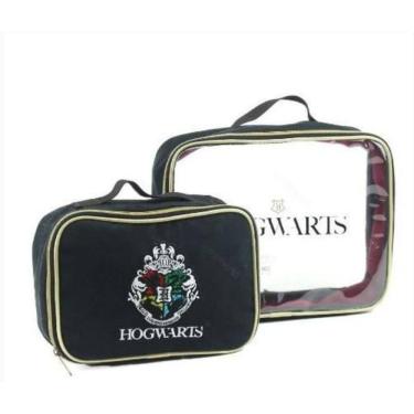Imagem de Kit Necessaire Harry Potter Hogwarts c/2 Peças - Zona Criativa