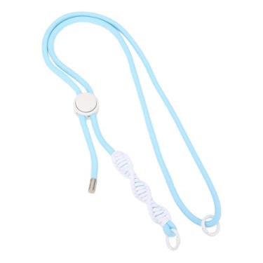 Imagem de Câmera de Ação Anti Loss Ride Secure Strap Ajustável de Nylon para One X3 X4 Sports Adventures (Nó branco de corda azul claro)