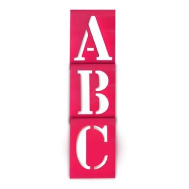 Imagem de Régua Gabarito Abc 60mm Compactor, Unico