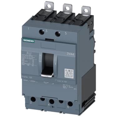 Imagem de SIEMENS 3VA4120-6ED34-0AA0 Disjuntor 3VA41 3P 20A 65KA FTFM Carga, preto