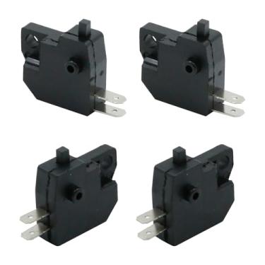 Imagem de Zreneyfex 4 peças de interruptor universal de freio com 3 fios de luz de freio, substituição para scooter chinês GY6 50cc-250cc ATV Dirt Pit Bike Quad Moped substituição para Yamaha