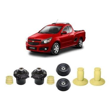 Imagem de 2 Kit Batente Coxim Dianteiro Traseiro Montana 2006 2007 08 - QualyKit