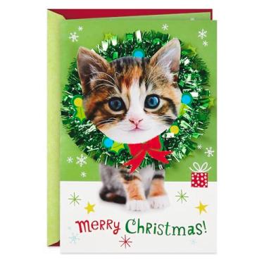 Imagem de Hallmark Cartão musical de Natal (gatos, árvore de Natal)