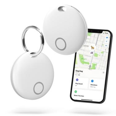 Imagem de Midlocater Air Tracker Tags Key Finder O localizador de itens funciona com o Apple Find My (somente iOS), rastreie sua carteira, chaves, bagagem, bols