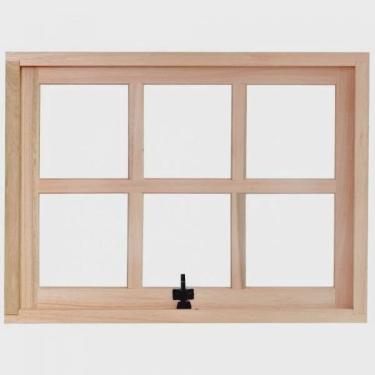 Imagem de Janela de Madeira Maxim-Ar 60x80cm com Caixilho 9,4cm ewr MP61 Rondosul