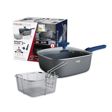 Imagem de Euro Home - Cj De Panela e Fritadeira Multifuncional Smart Click - 24cm - 4 l