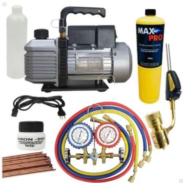 Imagem de Kit Refrigeração Ferramentas Split Bomba De Vácuo 6 Cfm - Refrigeração