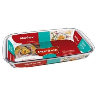 Imagem de Assadeira Travessa Retangular Vidro Temperado 1,6L Marinex - NADIR FIG