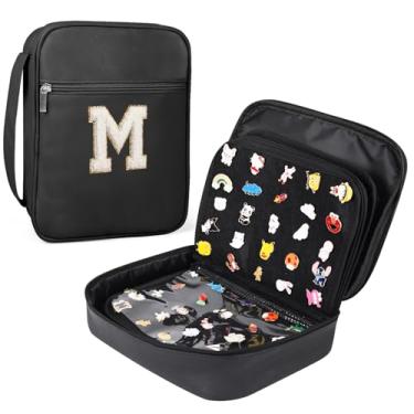 Imagem de Fruobeyla Bolsa para exibição de pinos, livro de troca de pinos de poliuretano com 8 páginas, placa de suporte de pinos esmaltados à prova d'água, adequada como estojo de exibição de coleção de pinos