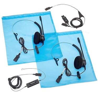 Imagem de Conjunto de fones de ouvido XS 800 para treinamento, treinamento, monitoramento, supervisão, integração – Os telefones de mesa compatíveis incluem Avaya, Yealink, Polycom, Cisco, Mitel, Nortel, Toshiba, Mono, Basic Bundle
