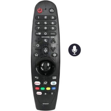 Imagem de (SCYORK) Controle remoto de voz AKB75855501 para substituição LG Magic TV MR20GA OLED55CXPUA, para UN85 UN81 UN80 UN74 UN73 UN71 com ponteiro, clique, rolagem e controle de voz