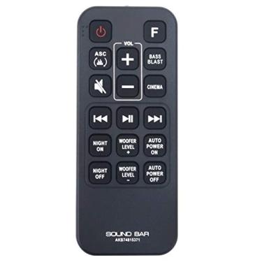 Imagem de AKB74815371 Controle remoto de substituição aplicável para Samsung Sound Bar SL3D SJ3 SJ4 SPJ4B-W SK4D SK3D SPH4B-W