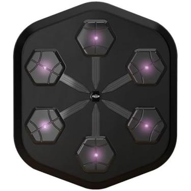 Imagem de RAPLO 2024 NOVO ONEPUH BOBLEING, MACHÃO DE BOIXA DE MUSICA V3 Montagem de parede, Máquina de treino de música eletrônica de painel maior com luvas de boxe, parede para máquina de exercícios