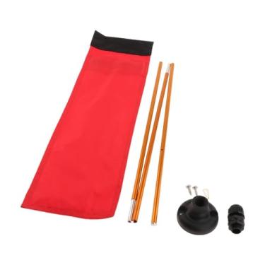 Imagem de Colaxi Acessório de Kyakakaking Visibility Visibility STURDY VERSÁTIL para canoas Easy Instalation Aluminium, Bandeira Vermelha