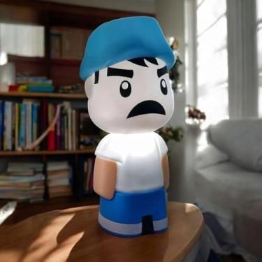 Imagem de Luminária da Turma do Chaves 3D - LED - Iluminação suave e aconchegante - Decoração nostálgica –- design detalhado e luz difusa-Decoração Criativa (Madruga)