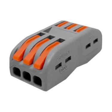 Imagem de Conector Eletrico De Emenda Rapida 3 Fios Modelo 223 - ENG Automação