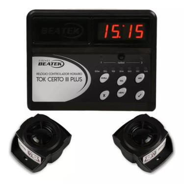 Imagem de Kit Sirene Multitok Bt-7 Escolar Pequenas Escolas Creche - Beatek Milp