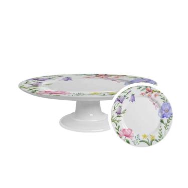 Imagem de Boleira Média de Cerâmica Lelis 29cm - Alleanza