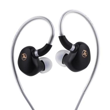 Imagem de HIFIXAUDIO Monitor intra-auricular G1 de 7HZ, fones de ouvido com fio DLC Dynamic Driver IEM de 10 mm, fones de ouvido HiFi com cabo banhado a prata OFC destacável para audiófilos de jogos e música