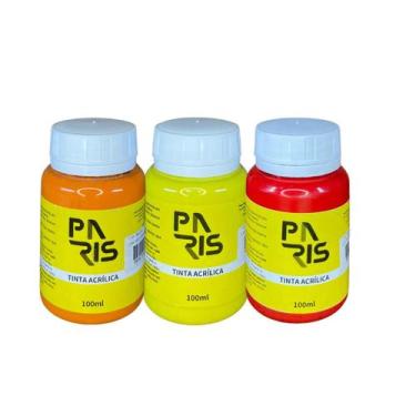 Imagem de Kit Quente com 3 Cores Expressão Intensa 100ml - Paris