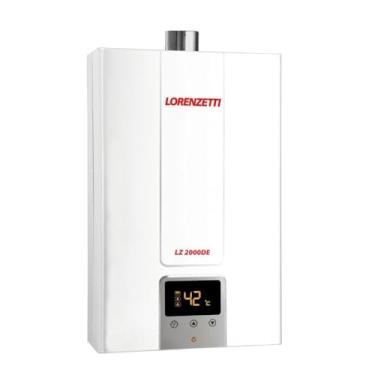 Imagem de LORENZETTI Aquecedor de Água a Gás LZ 2000 DE-B GLP Digital 20L/Min, Branco, LZ2000DE-B GLP