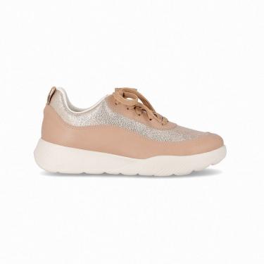 Imagem de Tênis Piccadilly Fascite Anabela Wide Fit 949018 Feminino - Nude Claro