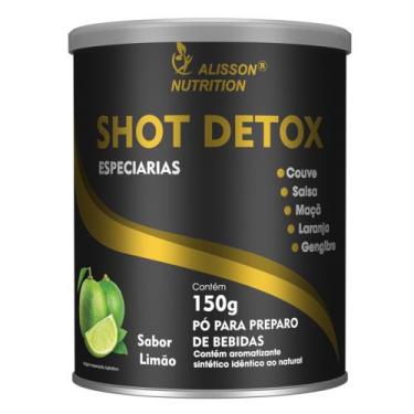 Imagem de Shot Detox Polpa De Maçã e Laranja Gengibre Couve Salsa Lata 150 grama
