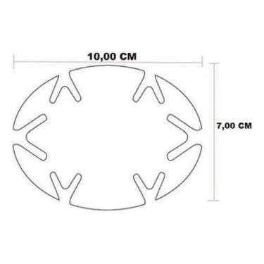 Imagem de Adesivo Protetor Maçaneta Porta Carro - 4 Und - Spts