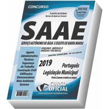 Imagem de Apostila Saee Barra Mansa - Nível Médio E Técnico