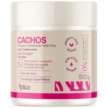 Imagem de Ativador De Cachos Apice Nova Fragrância Vegano Anti Frizz Creme De Pe
