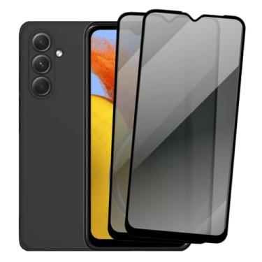 Imagem de Kit Proteção para Samsung Galaxy M14, Capa Anti Impacto e 2 Películas de Privacidade 3D, Preto