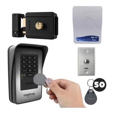 Imagem de Porteiro Coletivo GSM 3G Completo: Interface Celular Intelbras p/ 4 Nú