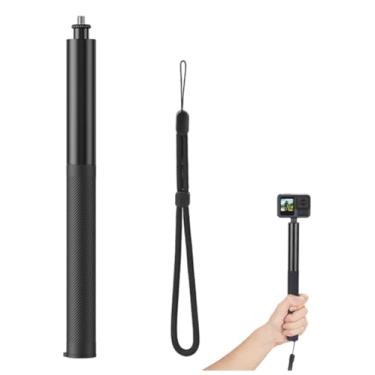 Imagem de YUULNMOP Bastão de selfie invisível estendido adequado para câmeras de ação Insta360 X5 X4, bastão de selfie estendido ajustável com parafuso de 1/10.2 cm para Osmo Pocket 3 acessórios de suporte de