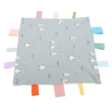 Imagem de Toalha de saliva confortável para bebês, toalha macia para saliva infantil, estampas fofas para uso diário (pato)