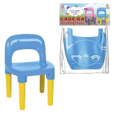 Imagem de Cadeira Desmontável Infantil P/ Criança Avulsa Monte Líbano, Azul, Ama