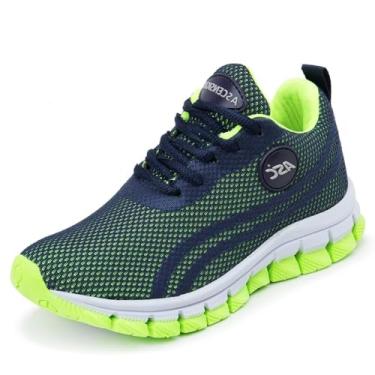 Imagem de Tenis ASC Infantil Para Escola Passeio Cadarço Palmilha EVA Macia Solado Resistente Leve Esporte Tamanho:29;Cor:Marinho;Gênero:Unissex;Departamento BS:Esporte