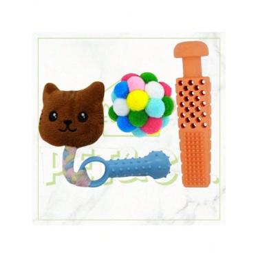 Imagem de Brinquedos para Cães Pequenos Monte Seu Próprio Kit - NoBrand, Caramel