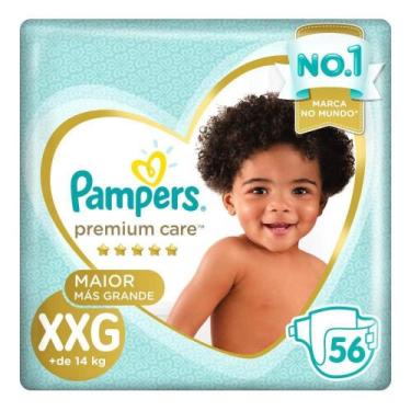 Imagem de Fralda Descartável Pampers Premium Care XXG 56 Unidades, XXG, 56