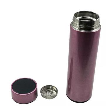 Imagem de Garrafa Térmica Café, Água C/Sensor De Temperatura Em Led Cor:Aleatória