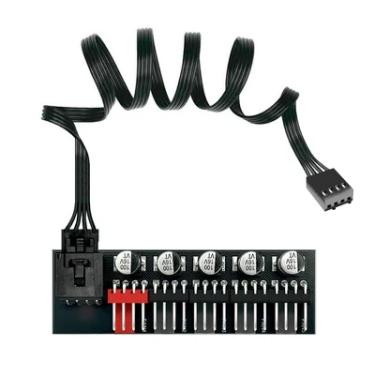 Imagem de Hub Multi Fans, Para 5 Cooler, 3 E 4 Pinos, Controle Pwm